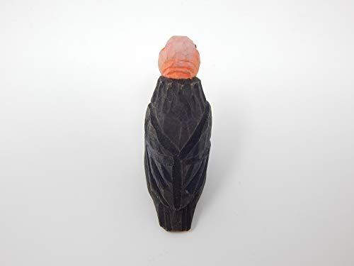 Selsela Condor Figurine Statue Vulture California Bird Miniature Wood Art Small Animal Sculpture Selsela