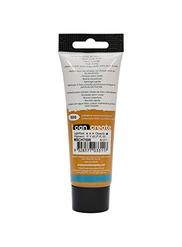 Mont Marte Acrylic Paint Studio 75ml - Raw Sienna Mont Marte