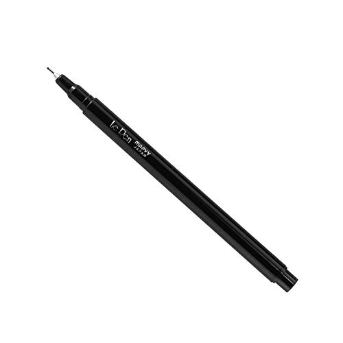 Uchida Of America 4300-10C 10-Piece 0.3 Point Size Le Pen Drawing Pen Set, Blue, Orange, Lavender, Pink, Light Blue Uchida of America