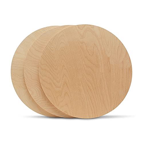 Wood Circles 19 inch 1/2 inch Thick, Unfinished Birch Plaques, Pack of 1 Wooden Circle for Crafts and Blank Sign Rounds, by Woodpeckers Woodpeckers