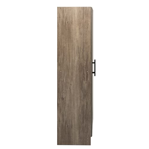 Prepac Elite 32" Drifted Gray Freestanding Storage Cabinet with 3 Adjustable Shelves Prepac