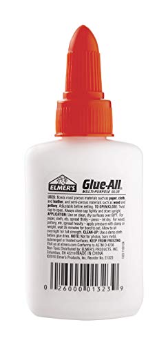 Elmer's Glue-All Multi-Purpose Glue, 1.25 Ounces, White (E1323) Elmer's