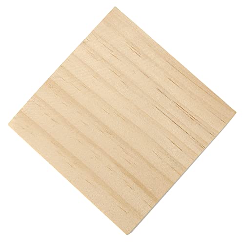SEHOI 8 Pack 3 Inch Wooden Cubes, Unfinished Natural Wood Blocks, Blank Wood Square Blocks Wood Cubes for Crafts and DIY Décor SEHOI