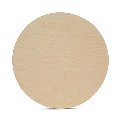 Wood Circles 16 inch, 1/4 Inch Thick, Birch Plywood Discs, Pack of 5 Unfinished Wood Circles for Crafts, Wood Rounds by Woodpeckers Woodpeckers