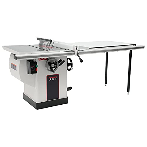 JET 10-Inch Deluxe XACTA Cabinet Saw, 50-Inch Rip, 3HP, 1Ph 230V (708675PK) Jet