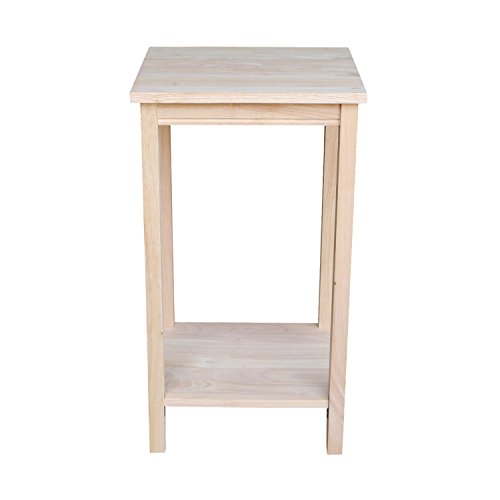 International Concepts Portman Accent Table, Unfinished IC International Concepts