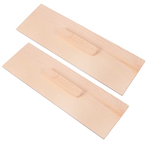Healifty 2Pcs Soap Loaf Molds Wood Box Lid Covers Unfinished Rectangular Candle Mold Mould Lids Tops Cake Pans Cover for DIY Craft Homemade Cake Healifty