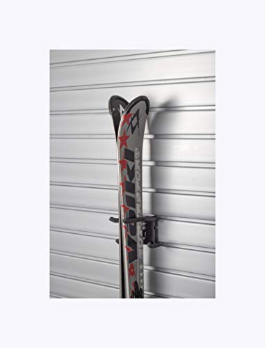 HandiWall Ski Hook with Locking Bracket for Sport Storage on Slatwall Panels HandiWall