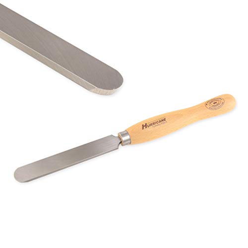 Hurricane Turning Tools, HTT-262W, M2 HSS, 1" Round Nose Scraper for Woodturning Hurricane Turning Tools