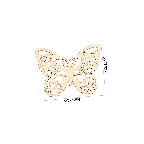 MAGICLULU 50 Sets Chrysanthemum on Blank Wood Chip Craft for Kids Unfinished Wooden Embellishments Unfinished Wooden Cutouts Unfinished Wood Crafts MAGICLULU