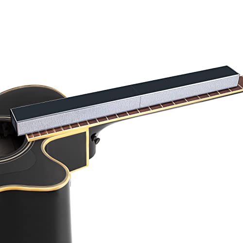 Frautron Guitar Luthier Tool Kit Includes 16 Inch Guitar Fret Leveling Sanding Beam Fret Leveler, Fret Crowning File, Fret Rocker, Guitar Neck Frautron