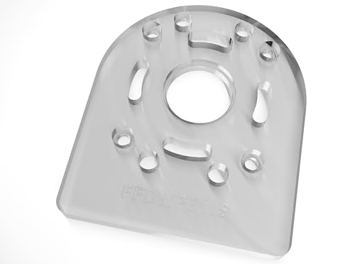 3/8" Thick Router Baseplate Upgrade with Bushing Compatibility for Dewalt DWP611 / DCW600 / PC450 Fastfish