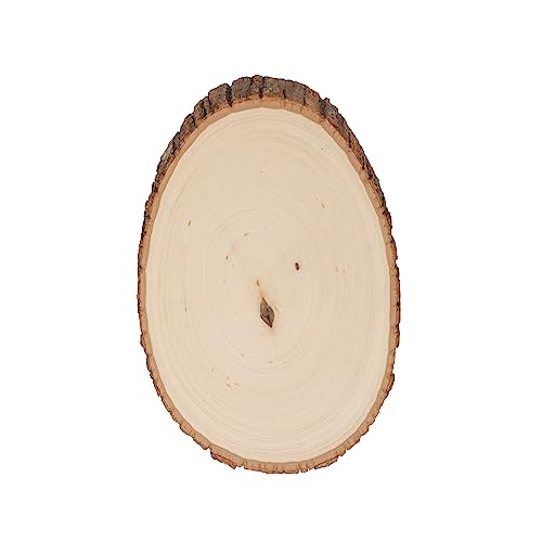 Basswood Country Round Plaque - 7" To 9" Wide Walnut Hollow