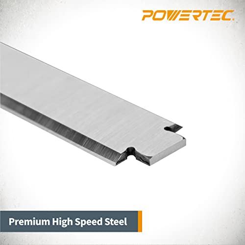 POWERTEC 13 Inch Planer Blades for Ryobi AP1301 Planer, Replacement for AC8630 Planer Knives, Set of 2 (12826) POWERTEC