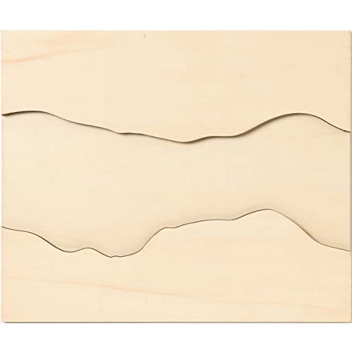 Mod Podge, River Plaque, 12" x 12" Surface for Epoxy, DIY Wood Pouring Supplies for Resin Arts and Crafts, 56646E, 1 Count (Pack of 1) Mod Podge