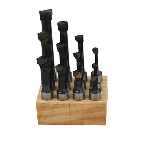 waltyotur Boring Bar Set 5/8 Inch Boring Bars for Boring, Lathe or Milling Machines 12-Pack waltyotur