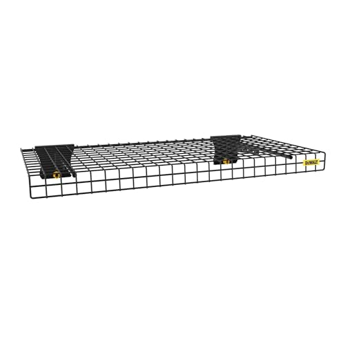 DEWALT Wire Shelf, 24 Inch, 35lb Capacity, Mounts to Metal Rail, DEWALT Workshop Storage System Compatible (DWST82812) DEWALT
