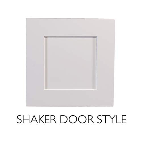 Design House Brookings Unassembled Shaker Wall Kitchen Cabinet, 30x12x12, White Design House