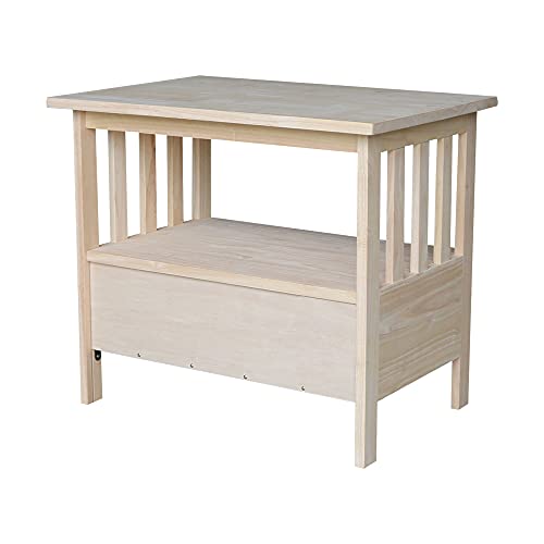 International Concepts Mission TV Stand, Unfinished IC International Concepts