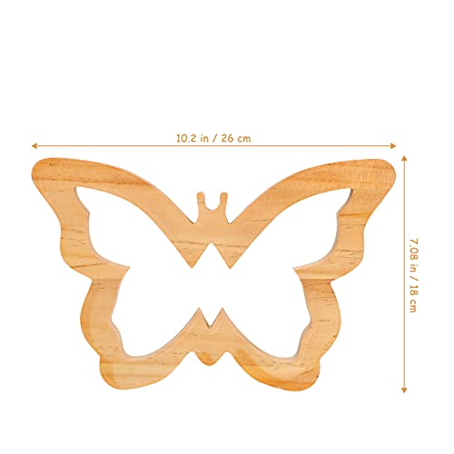 PartyKindom 1pc Wall Sticker Kids Decor Sculptures Home Decor Hawaiian Stickers Wooden Leaves Plant Wall Decor Tropical Leaves Coaster Unfinished PartyKindom