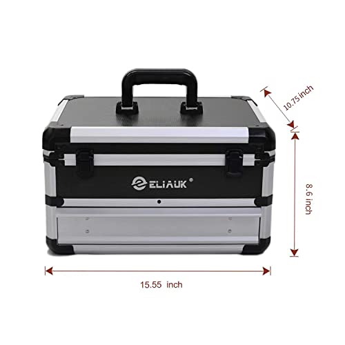 E ELIAUK Tool Box Portable Tool Box with drawer Tool Storage Box Organizer E ELIAUK