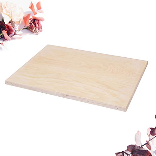 Healifty Art Sketching Board Wood Canvas Unfinished Wooden Sketch Board Large canvases for Painting Wood Board Wood Panel Boards for Painting Wood Healifty