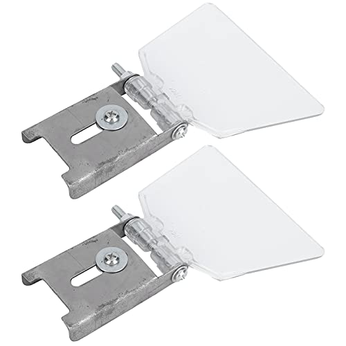 Bench Grinder Eyeshield, Pack of 2 304 Stainless Steel Grinder Tool Shield Angle Grinder Protective Cover Case Tool Shield Attachment Accessories for Estink