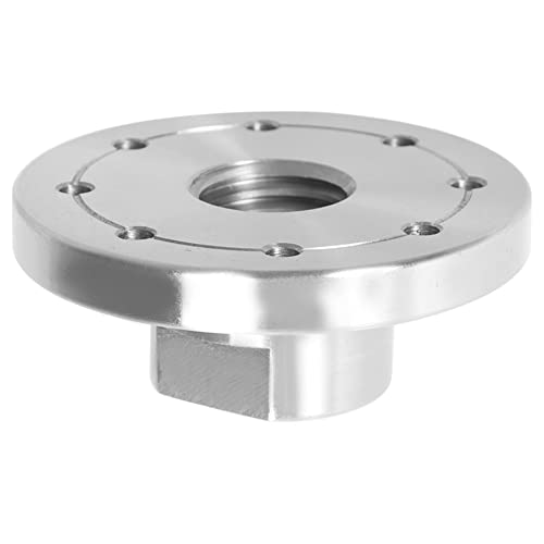Timunr Lathe Faceplate 3 Inch Steel Wood Lathe Face Plate Fit for 1 Inch x 8 Tpi Spindle Lathe Processing (without Screwchuck) Timunr