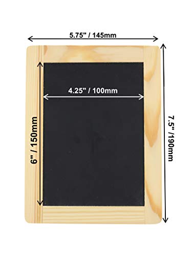 Creative Hobbies® Synthetic Chalkboard with Unfinished Wood Frame, 4 x 6 Inch -Pack of 6 Chalkboards Creative Hobbies