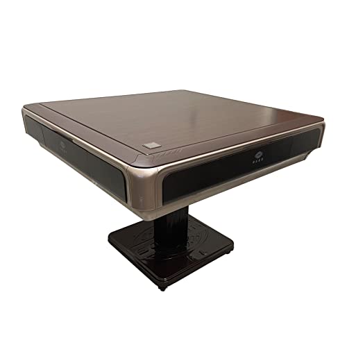 Foldable Ultra-Thin Automatic Mahjong Table with Wheels - Chinese, Filipino and American Style 40mm Numbered Tiles (with Hard Table Cover) usamahjongtable