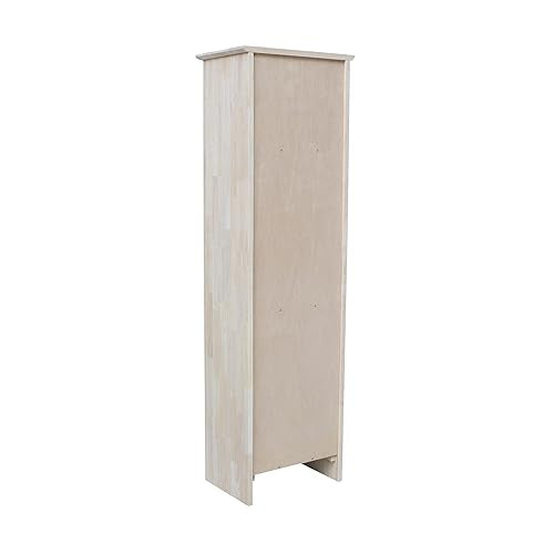 International Concepts 60" H Shaker Solid Wood Bookcase IC International Concepts