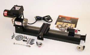 Sherline 4400A, CNC-Ready 3.5" x 17" Lathe Package bibny