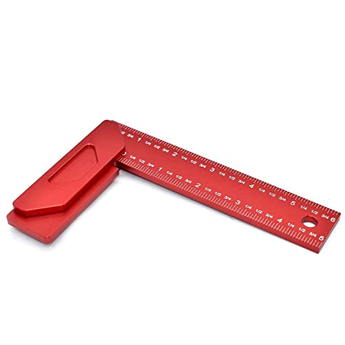 Big Horn 19572 Aluminum Miter & Try Square – 6 Inch BIG HORN