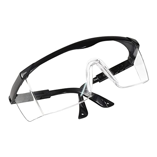 HQRP Clear Tint UV Protective Safety Goggles Glasses for Yard work, Gardening, Lawn mowing, Weed whacking, Hedge trimming, Wood working, HQRP