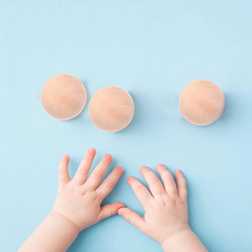 Operitacx 10pcs Wooden Ball Craft for Kids Natural Craft Balls Unfinished Wood Spheres Gse Bingo Balls Only Hardwood Balls Small Wood Balls Bingo Operitacx