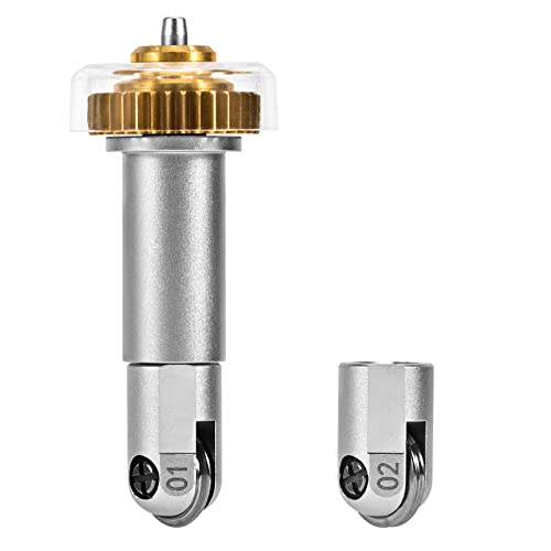 Scoring Wheel Combo Pack Compatible with Maker/Maker 3 Machine, Single and Double Scoring Wheel Tip with Quickswap Drive Housing, Assorted 2 Piece Aleybloodes