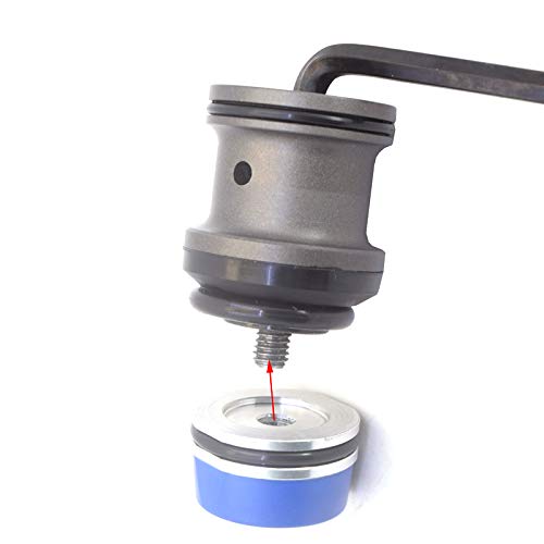 Air Palm Hammer Automatic Hammers Auto Handheld Pneumatic Hammer Dead Blow 1000 Stroke with 6 Tips Different Hardness Hammer Heads for Body Repair Jitterbug