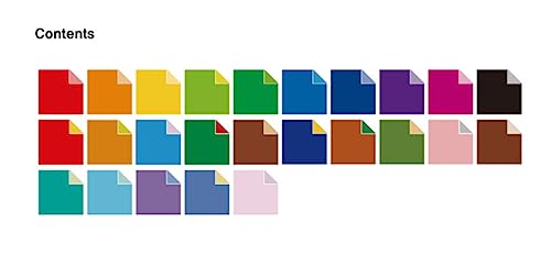 Pikachu 50 Colors Double Sided 100 Sheets Standard Origami Paper and 24 Sheets Origami Paper Kit, 6 x 6 in Pikachu