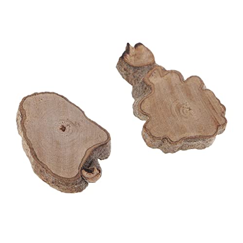 30pcs Irregular Wood Log Slices Natural Tree Decorative Embellishments SYZ-inems