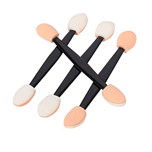 ZYIGYI 200 PCS 3 Inch Disposable Eyeshadow Brushes, Sponge Makeup Applicators Dual Sides ZYIGYI