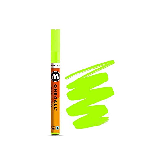 Molotow One4All Acrylic Paint Marker - Neon Green Fluorescent 2 mm