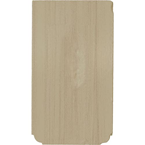 Ekena Millwork COR02X02X04CPRW Capistrano Mission Wood Corbels, 2 1/2"W x 2 3/4"D x 4 1/2"H, Rubberwood Ekena Millwork