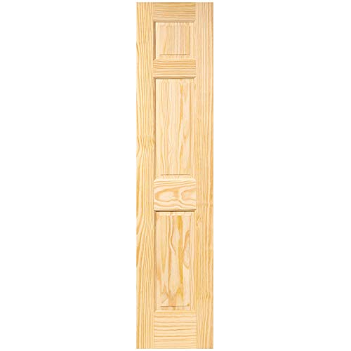 6-Panel Solid Pine Interior Door Slab (18x80) Kimberly Bay