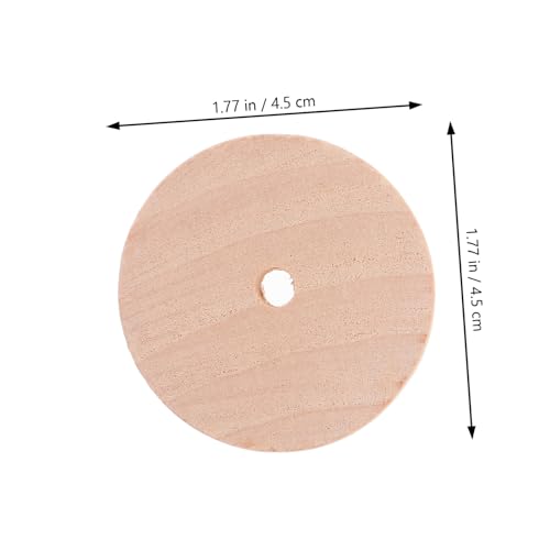 ifundom 1 Set Wooden Wheel Wooden Toy Wheels Small Dowels for Crafts Small Car Accessories Wooden Craft Toys Mini an Fittings Kid Toys Wood Wheels ifundom