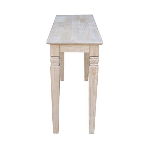 International Concepts Java Console or Sofa Table Unfinished IC International Concepts