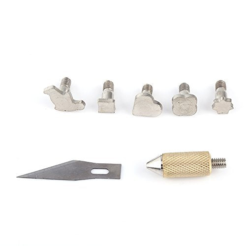 28pcs Wood Burning Kit Wood and Leather Pyrography Full Set Wood Burning Soldering Tips Burning Carving Embossing Soldering Kit Wood Burner Tool Walfront