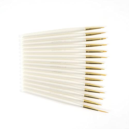 Golden Taklon Super Value Mini Paintbrush Pack by Craft Smart® Craft Smart