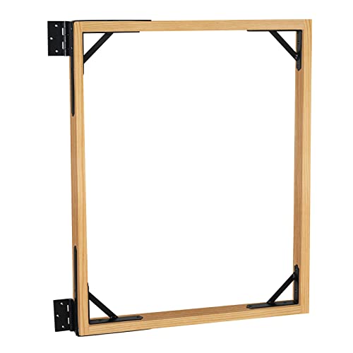 GoldOrcle Gate Corner Brace Bracket Anti Sag Gate Frame Hardware Kit for Wooden Gate Fence with a Latch GoldOrcle