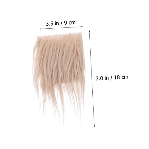 Yardenfun 12 Sets Dwarf Beard DIY Fluffy Gnome Beard Faux Fur Costume Beard Unfinished Gnome Beard Faux Fur Gnome Beards DIY Gnome Beard Santa Yardenfun