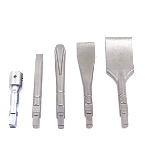 Air Scaler Gouge Chisel Micro Air Flux Chipper Pneumatic Scraper Medical Gypsum Breaker Stomatology Engrave 5pcs Flat Chisel Bull Point Chisel Jitterbug